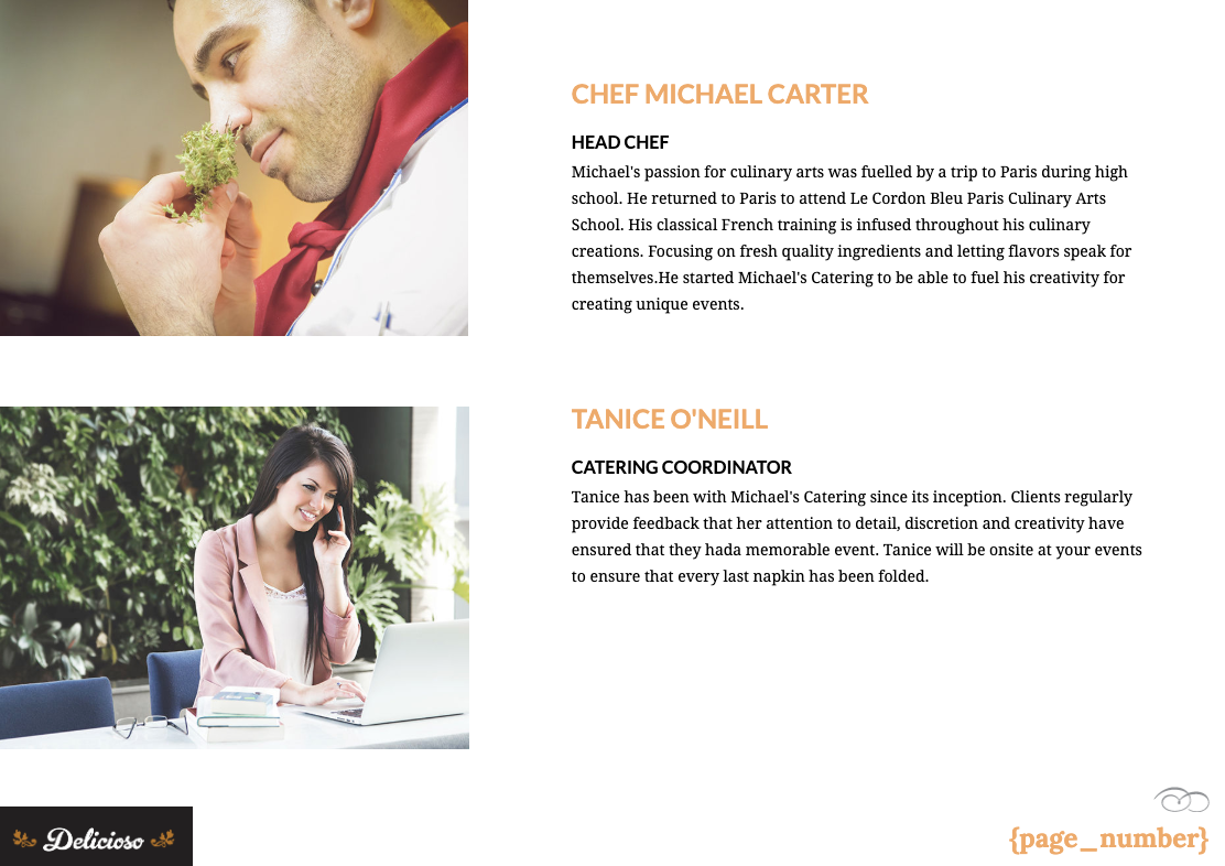 Catering Proposal Template